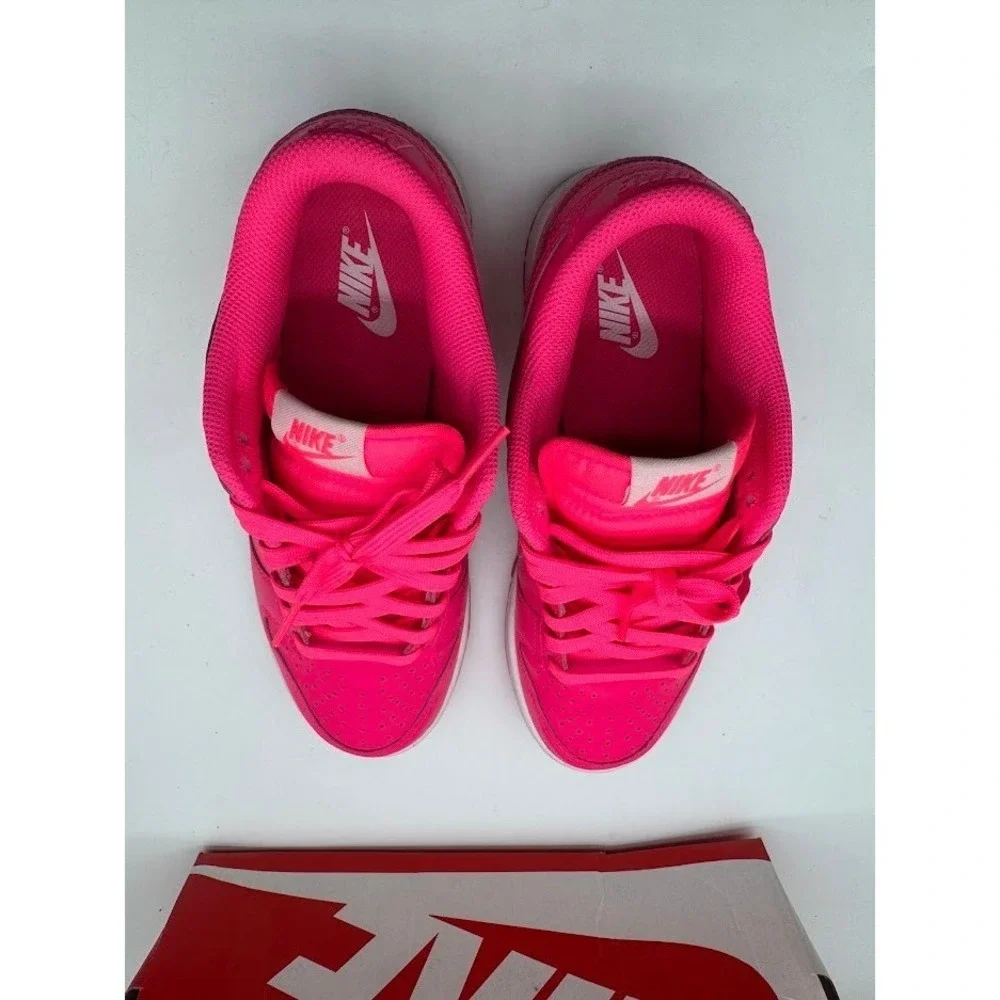 Nike Dunk Low Active Fuchsia Pink White DZ5196-600 Womens 9 Sneakers